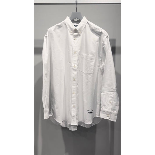 COMME des GARCONS HOMME 綿オックスフォード　ブラウス　ＨＯ―Ｂ００８―０５１（WHITE)