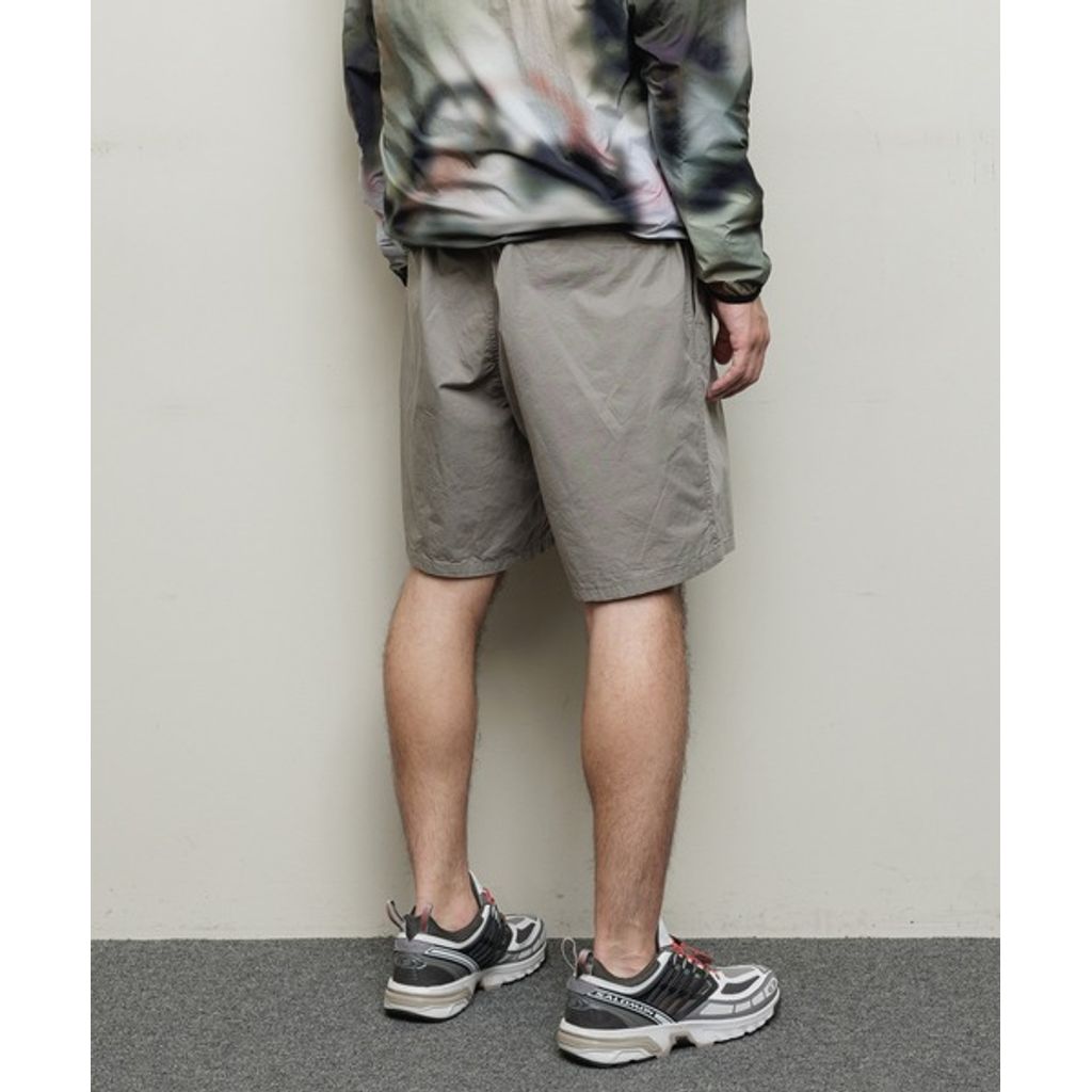 BAL WASHED TWILL WOVEN BELTED SHORT