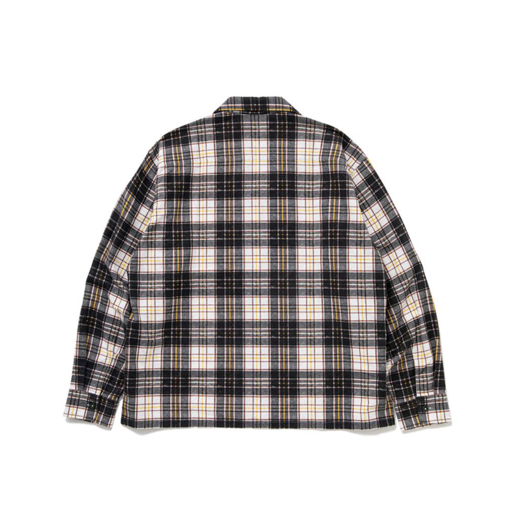 BEDWIN & THE HEARTBREAKERS L/S ORG PRINTED NEL SHIRT "RICK"