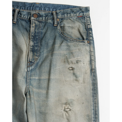 ANACHRONORM REMAKED WIDE 5P DENIM PANTS LIGHT INDIGO