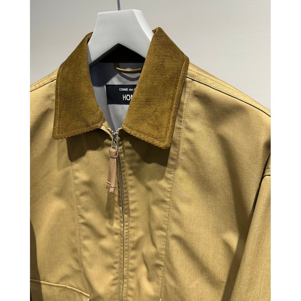 COMME des GARCONS HOMME COTTON NYLON CORDULA BLOUSON （BEIGE）