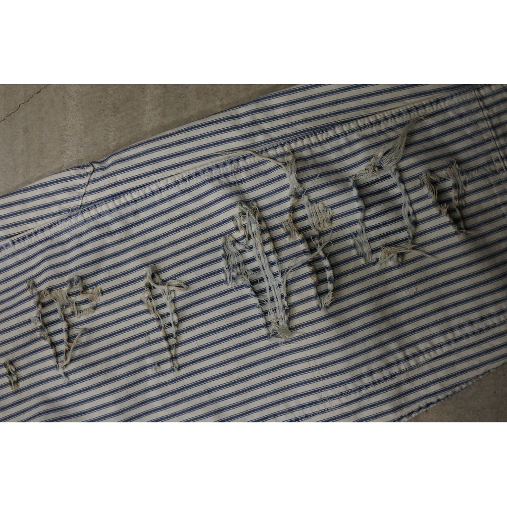 ANACHRONORM HICKORY REMAKED DOUBLEKNEE PAINTER PANTS HICKORY (REMAKE)