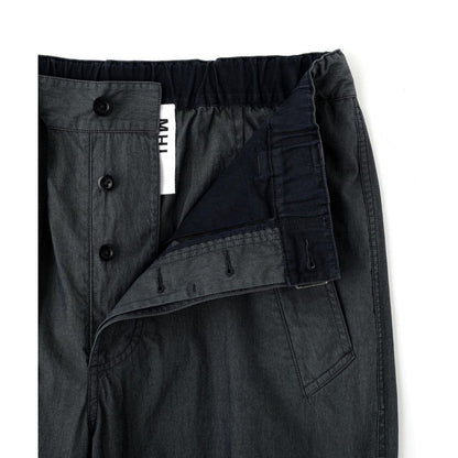 MHL. DENSE COTTON NYLON TROUSERS