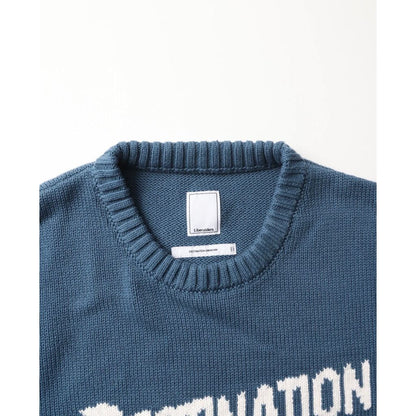 Liberaiders THUNDER LOGO KNIT SWEATER
