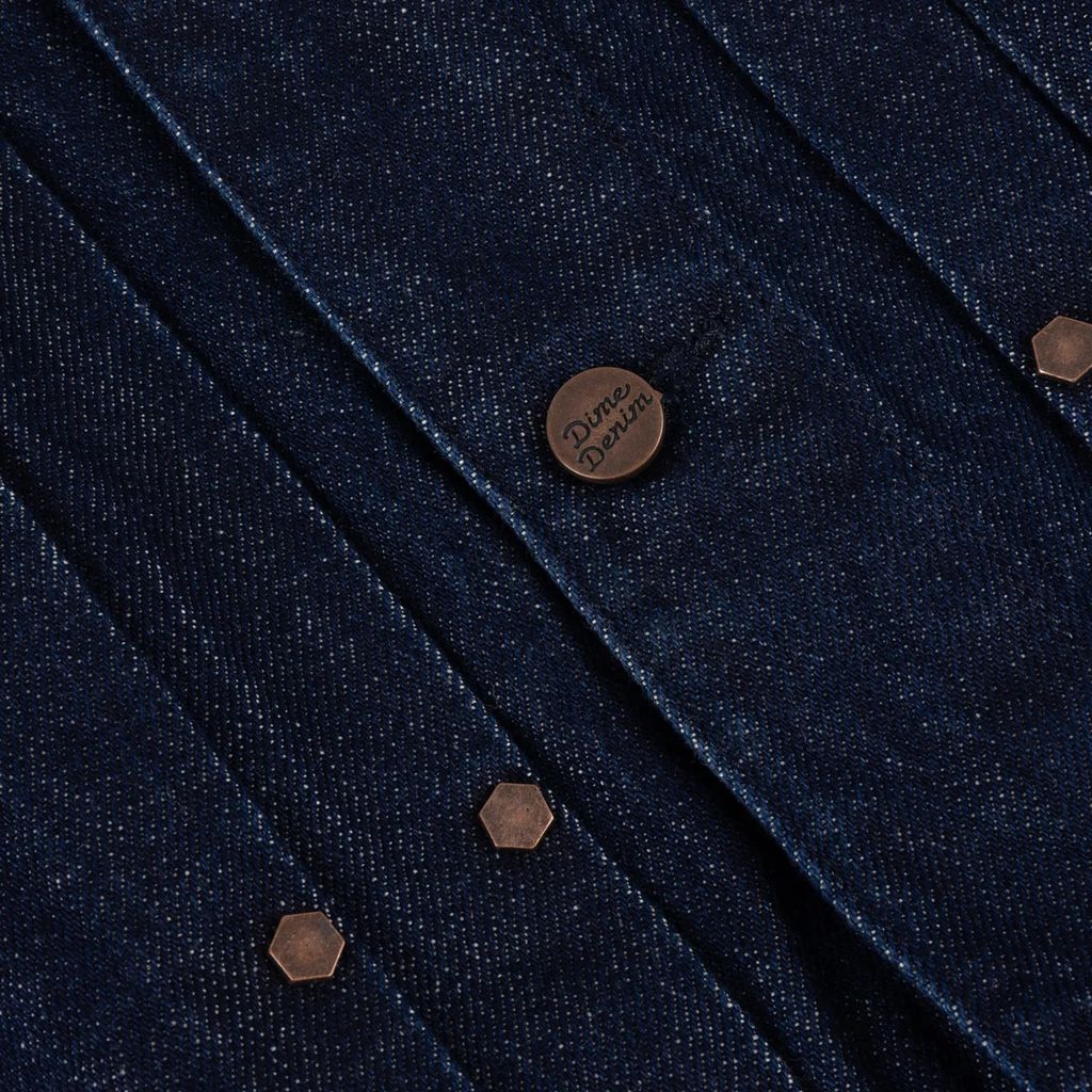 Dime Pleated Denim Jacket