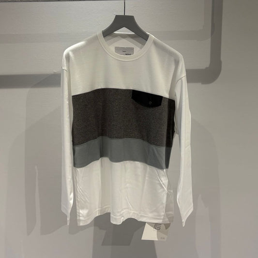 FUMITO GANRYU Fleece Paneled T-shirt