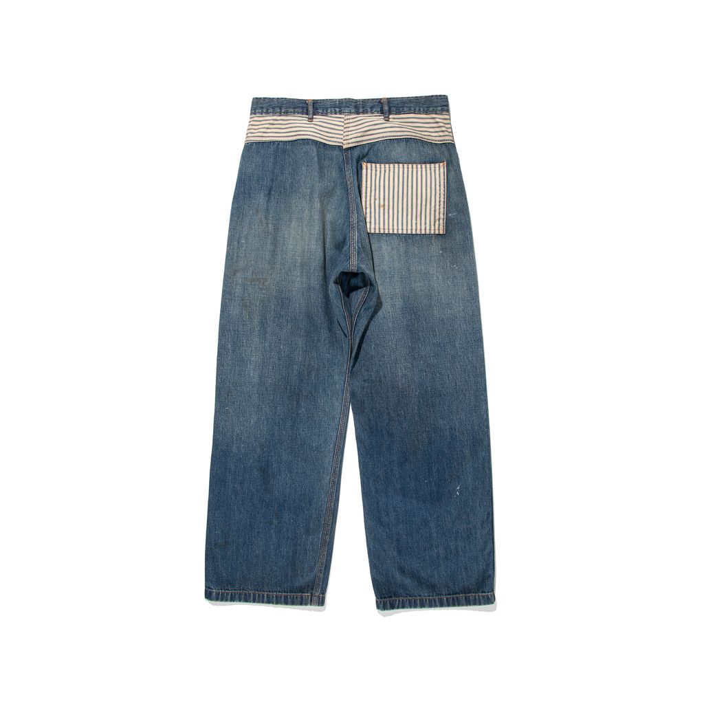 BOW WOW LAPD PRISONER DENIM PANTS AGED