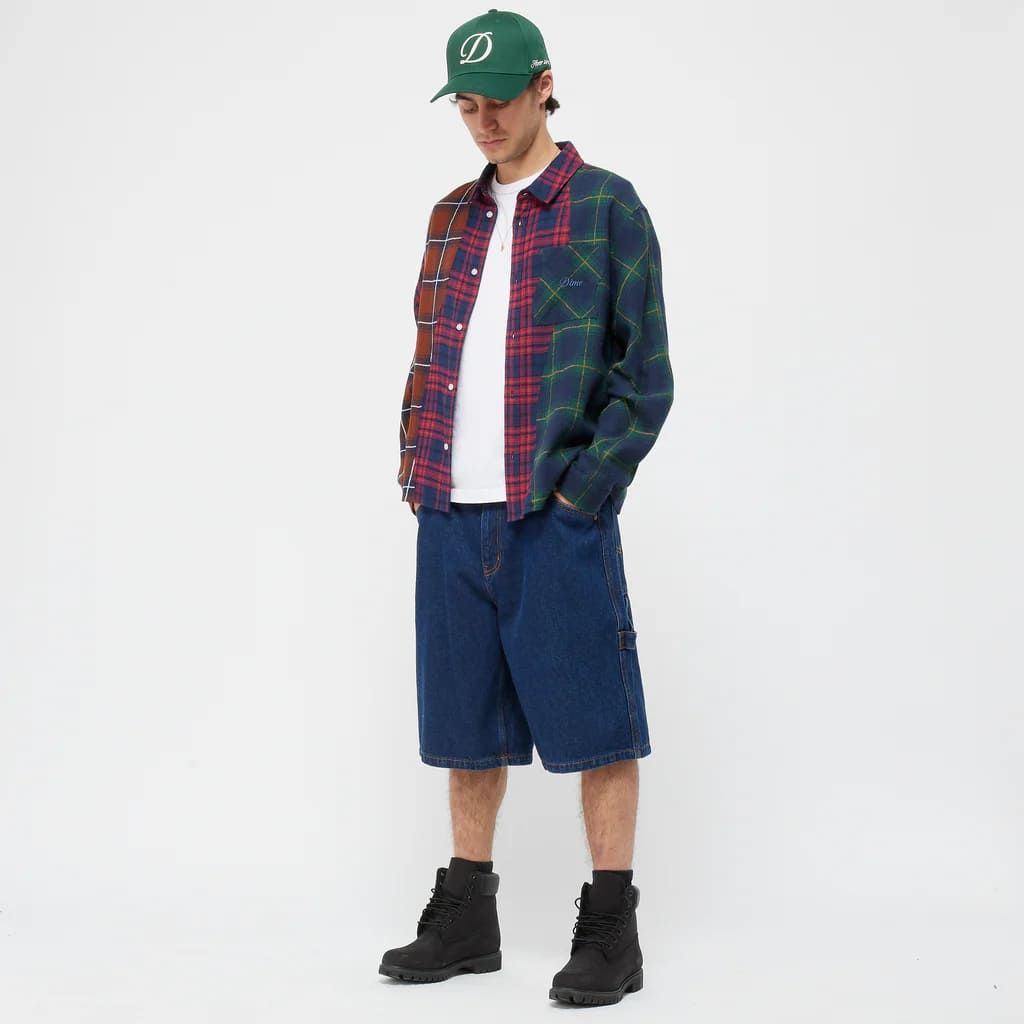 Dime  Triple Plaid Shirt