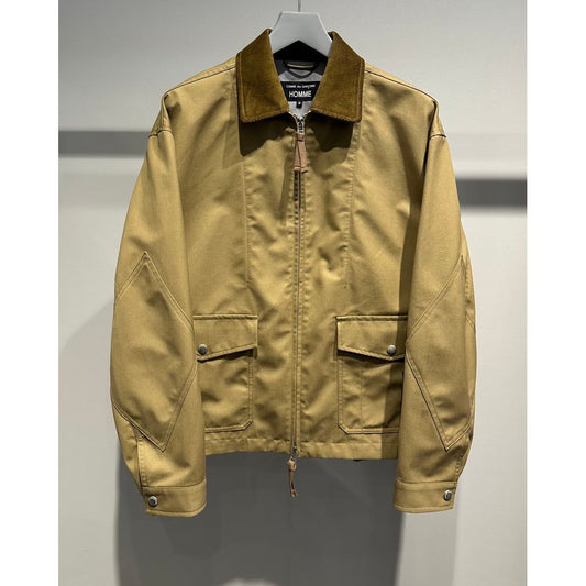 COMME des GARCONS HOMME COTTON NYLON CORDULA BLOUSON （BEIGE）