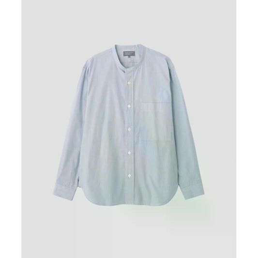 MARGARET HOWELL COTTON HAIRLINE STRIPE SHIRT