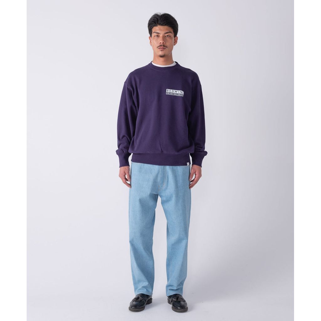 BEDWIN & THE HEARTBREAKERS L/S PRINTED C-NECK SWEAT "M.GORE"