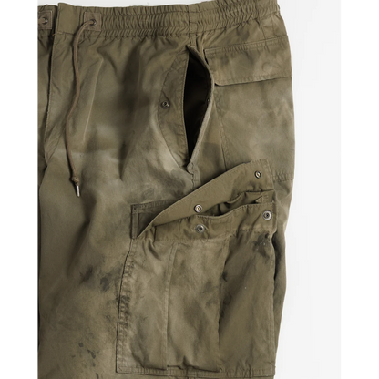 ANACHRONORM FADED CARGO EASY PANTS OLIVE