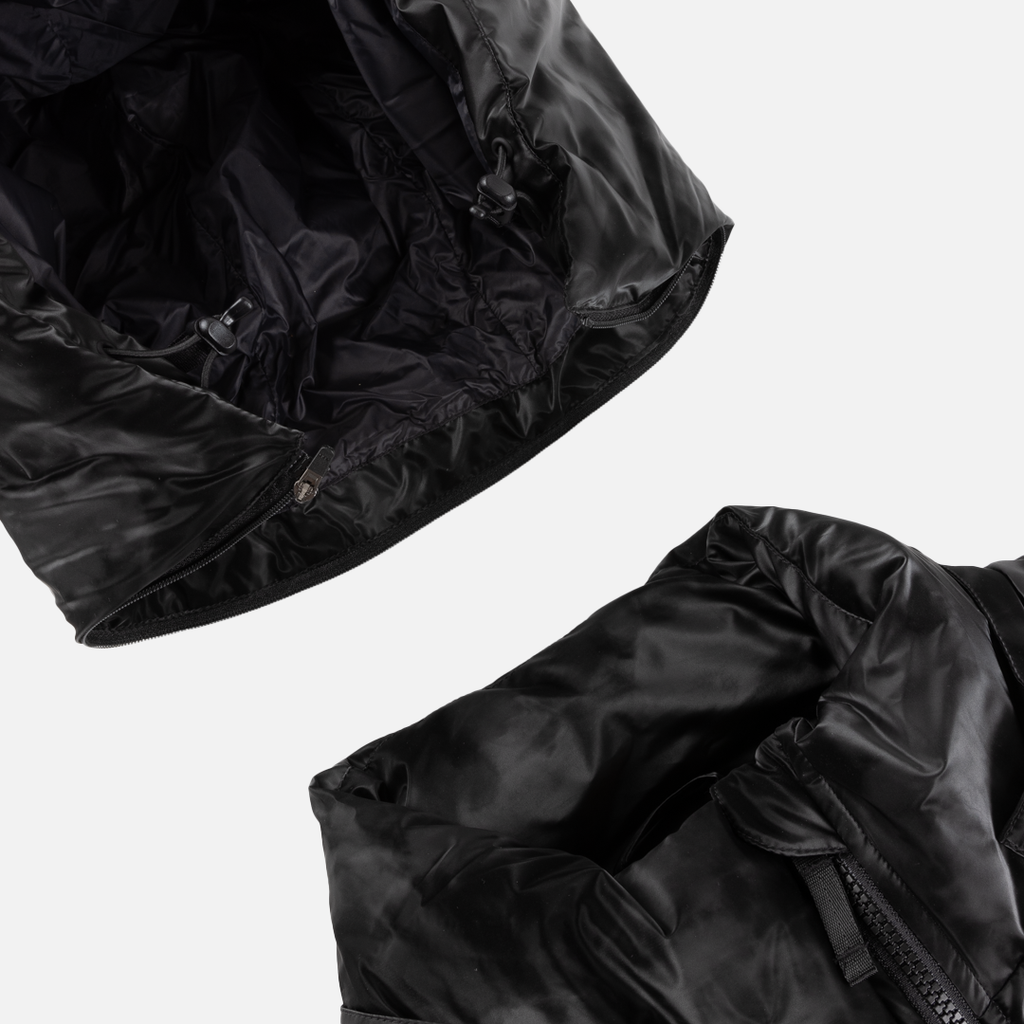 Dime Wavy Puffer (Smoke Black)