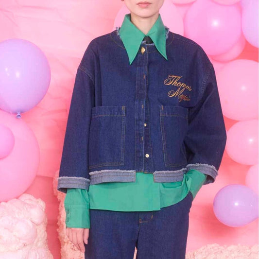 THOMAS MAGPIE denim shirt jacket