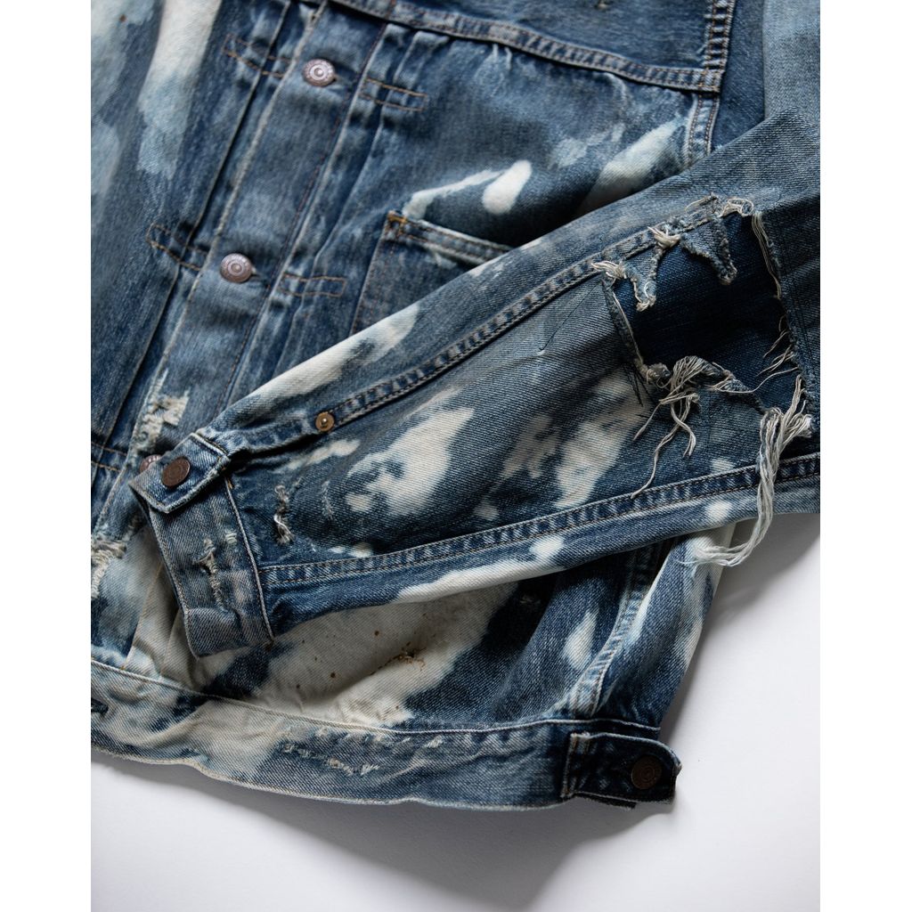 ANACHRONORM HARD REMAKED FRONT TUCK DENIM JACKET INDIGO (REMAKE