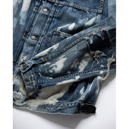 ANACHRONORM HARD REMAKED FRONT TUCK DENIM JACKET INDIGO (REMAKE)