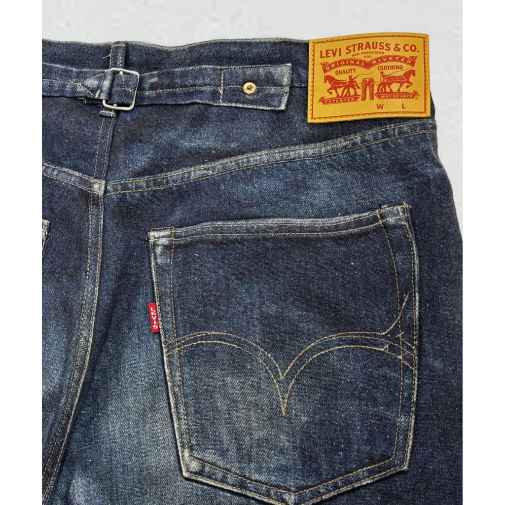 eYe JUNYA WATANABE MAN 『Levi's』『BerBerJin』 TRIPLE NAME 501XX 1942 MODEL PRINT PANTS