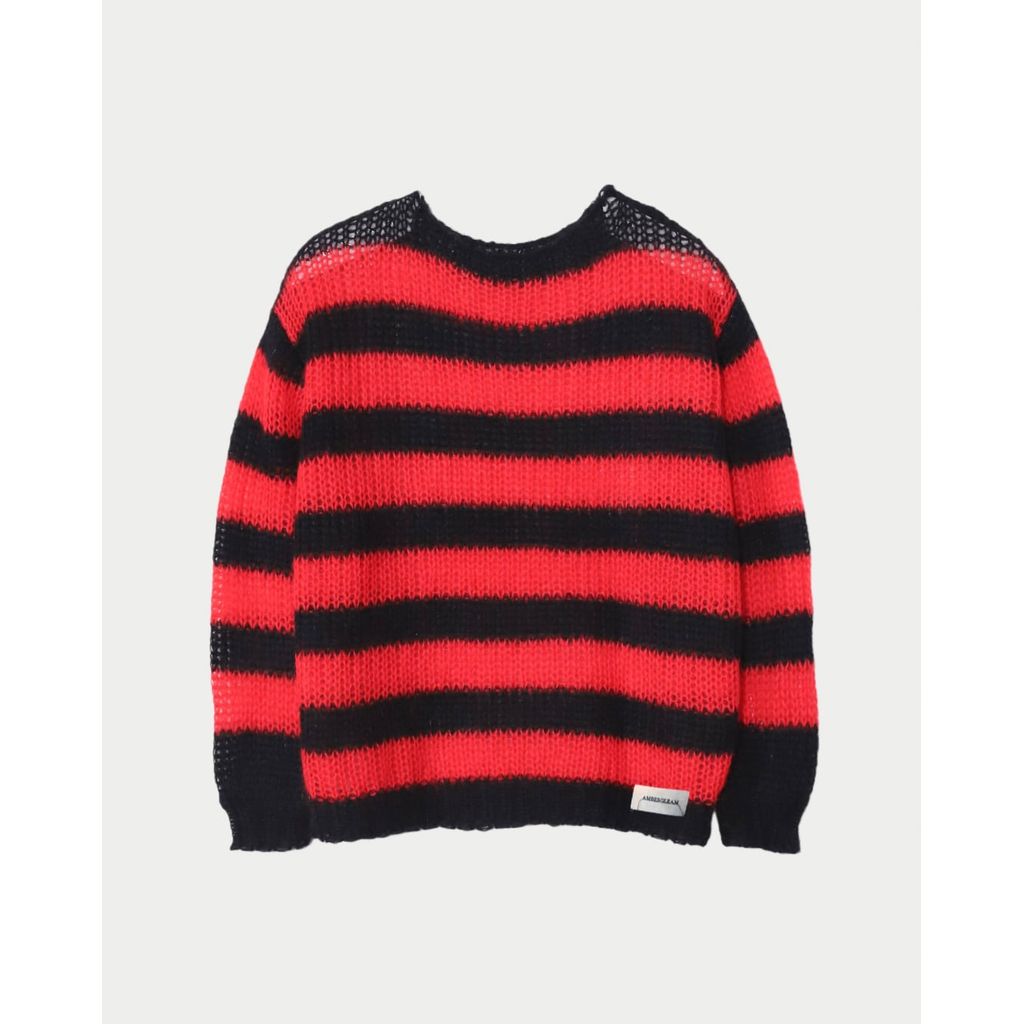 AMBERGLEAM Mesh Mohair knit