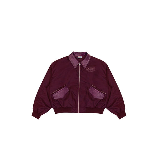 VANDY THE PINK Nylon Bomber jacket