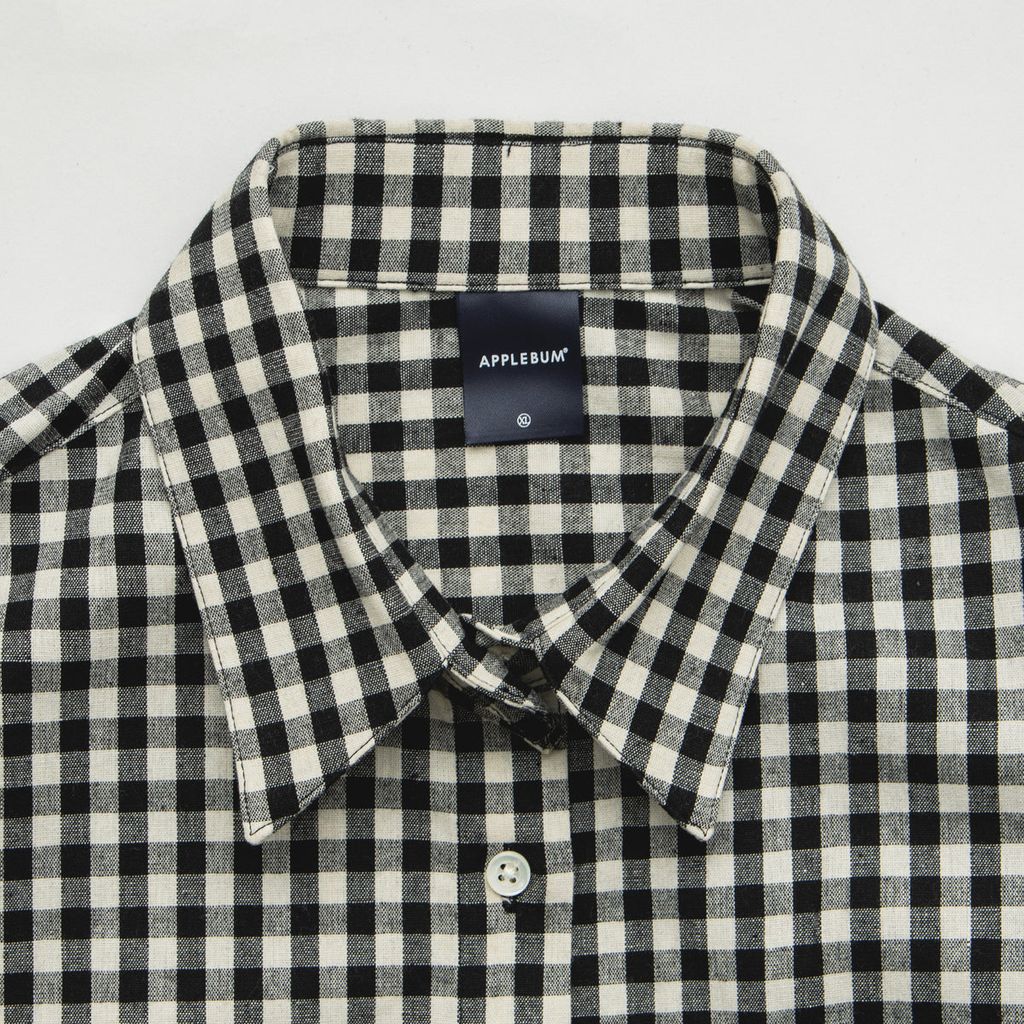 APPLEBUM GINGHAM CHECK OVERSIZE SHIRT / 2420201