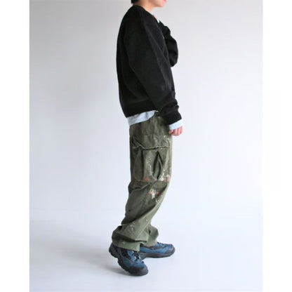 ANACHRONORM AN249 SEATTLE JACQUARD KNIT BLACK