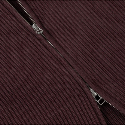 Dime Double Zip Knit