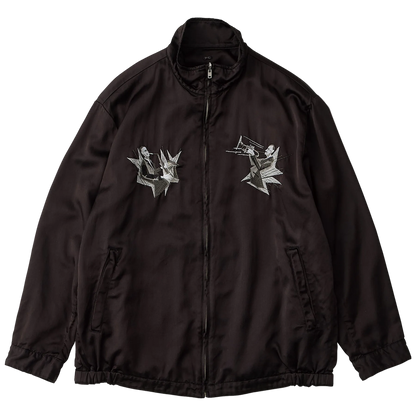 PORTER CLASSIC SATCHEL MOUTH ORCHESTRA REVERSIBLE ZIP UP JACKET