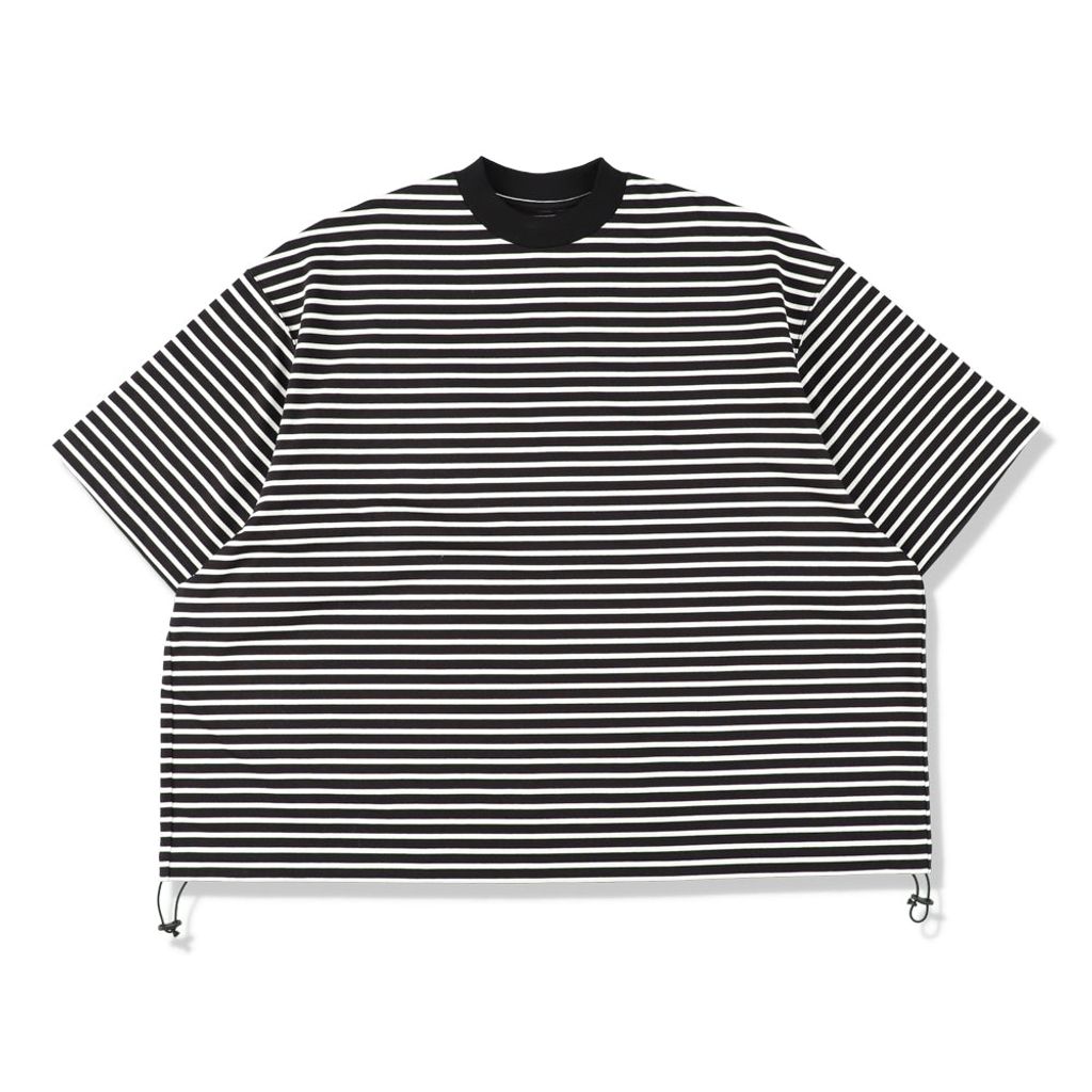 is-ness BALLOON STRIPES T SHIRT