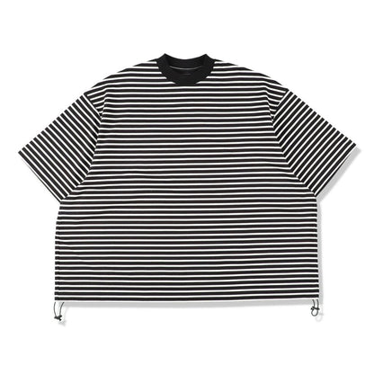is-ness BALLOON STRIPES T SHIRT