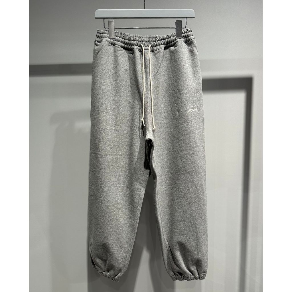 COMME des GARCONS HOMME CdG HOMME LOGO SWEAT PANTS（GRAY）