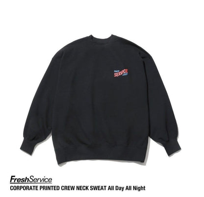 FreshService CORPORATE PRINTED CREW NECK SWEAT "All Day All Night"