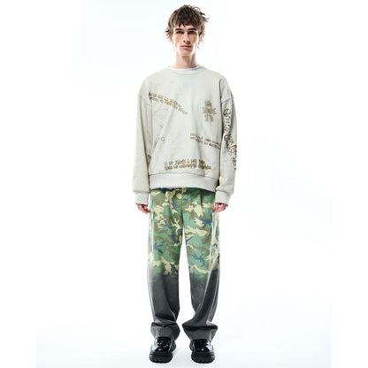 TOLQ  Printed Sweat Shirt