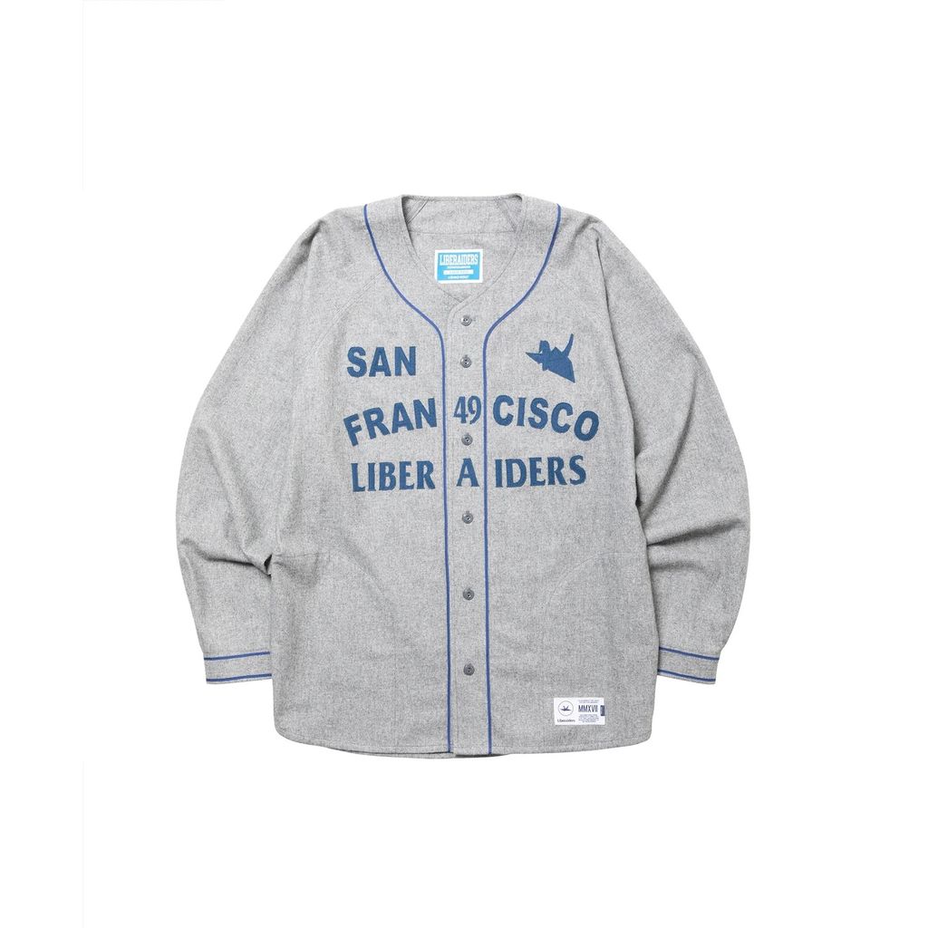 Liberaiders FLANNEL BASEBALL SHIRT