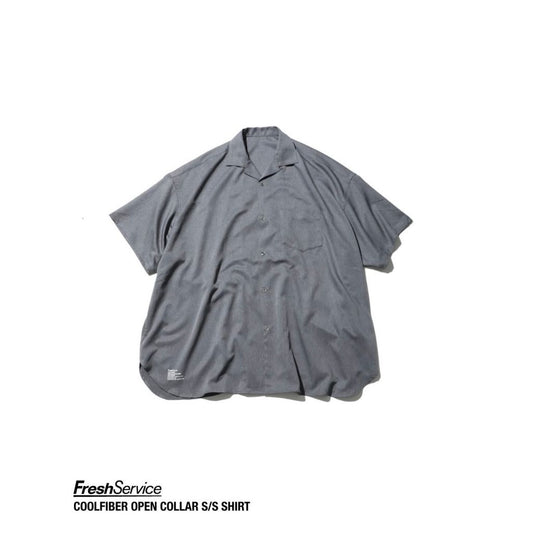 FreshService "COOLFIBER OPEN COLLAR S/S SHIRT"