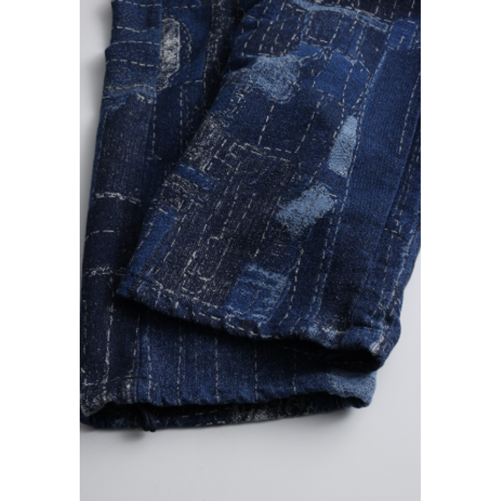 FDMTL FA26PN51JR  BORO JACQUARD CARGO PANTS RINSE