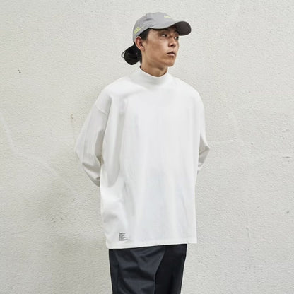 FreshService 2-PACK OVERSIZED L/S MOCKNECK TEE