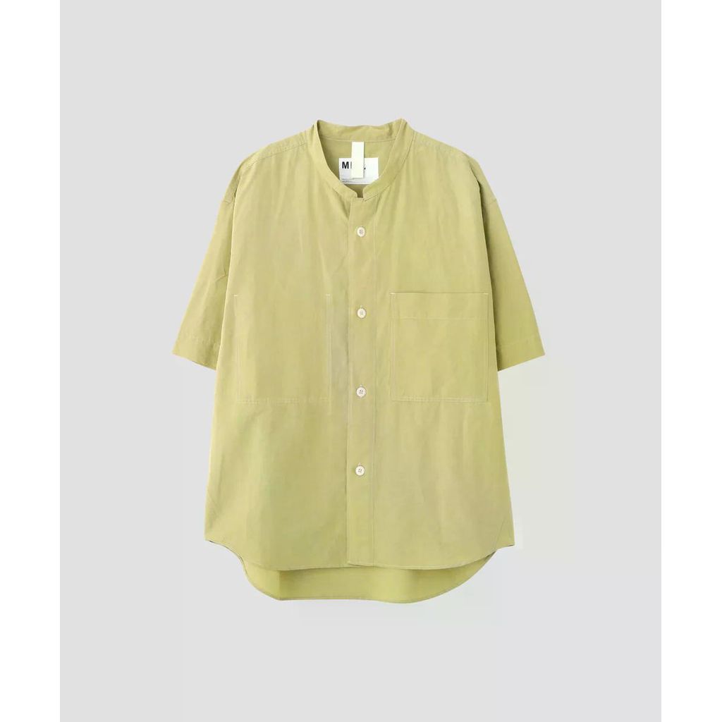 MHL. WORN HIGH COUNT DRY COTTON LINEN SHIRT
