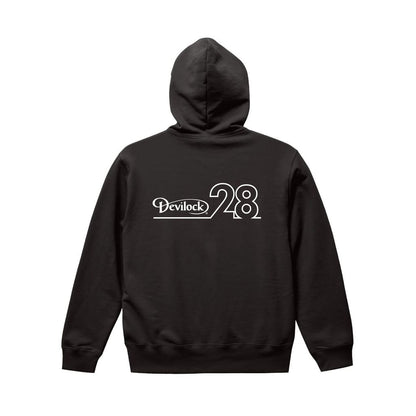 DEVILOCK 28thダイムラーロゴ HOODIE