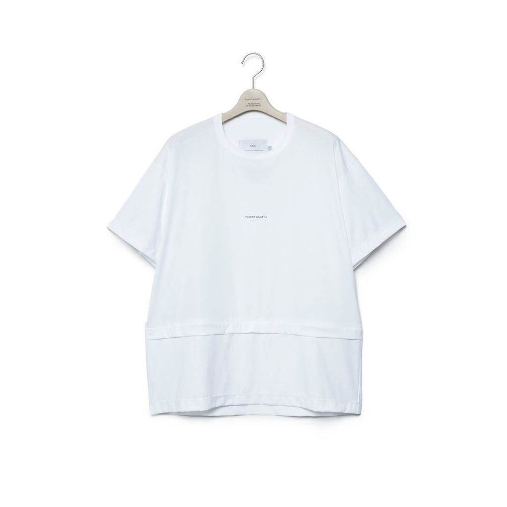 FUMITO GANRYU  Mantle Tee A - White X White