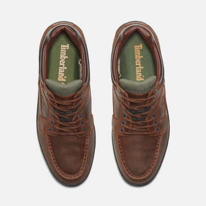 Timberland ヘリテージ GTX モックトゥ ミッド メンズ (BROWN)