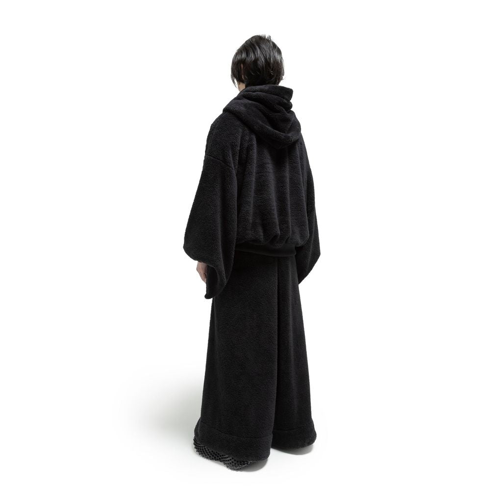 FUMITO GANRYU Kimono Boa Fleece Hoodie
