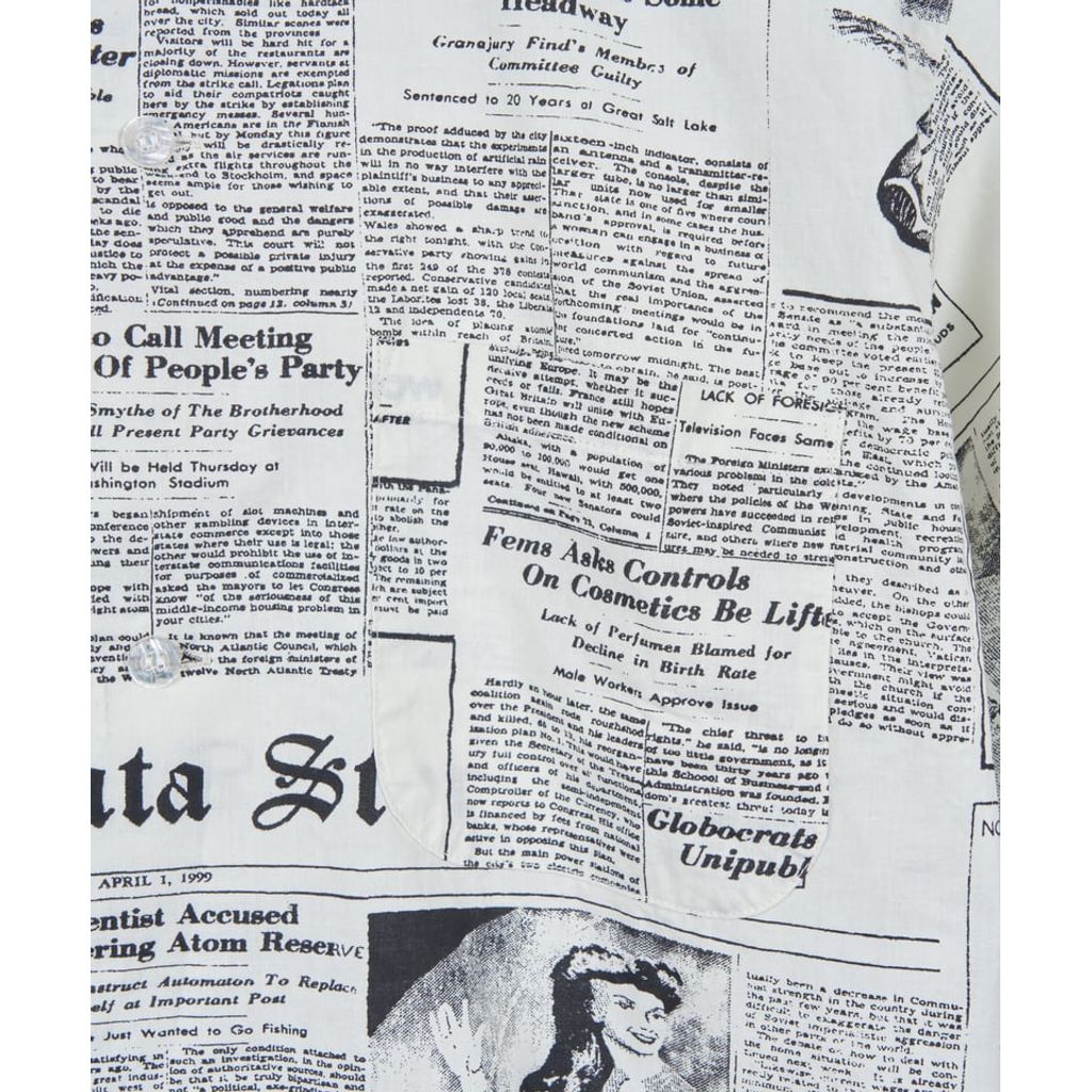 MASSES NEWS PAPER S/S SHIRT