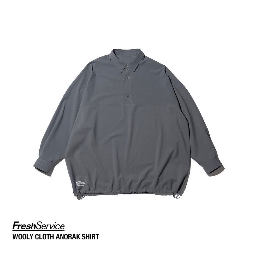 FreshSevice "WOOLY CLOTH ANORAK SHIRT"