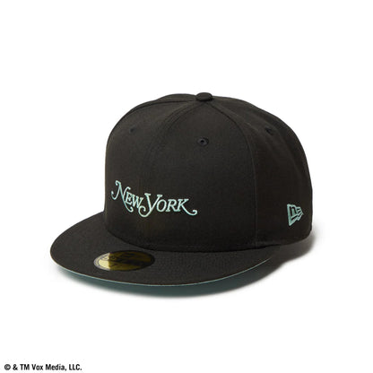 NEW ERA  59FIFTY New York Magazine ブラック × シーグラス