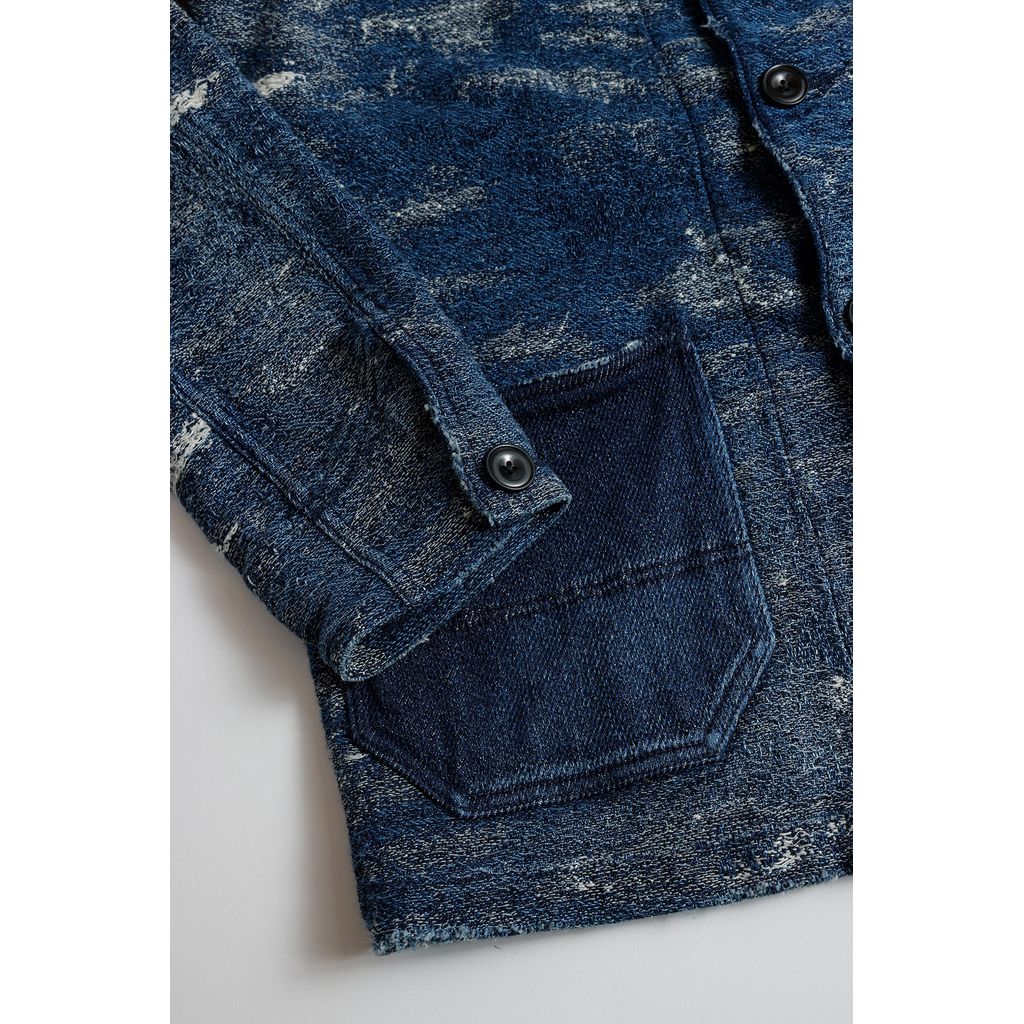 FDMTL JACQUARD DENIM COVERALL 5YR WASH