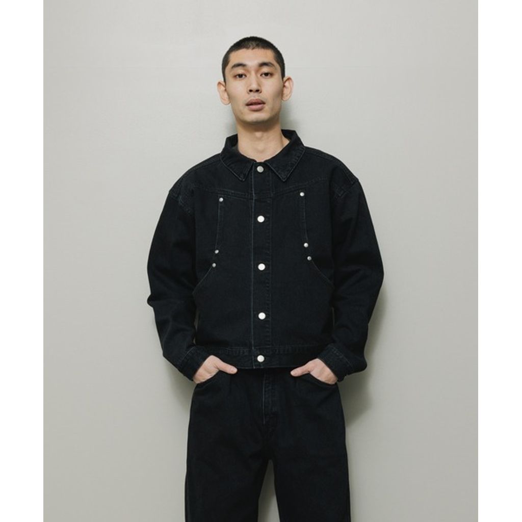 BAL CARB POCKET WASHED DENIM JACKET