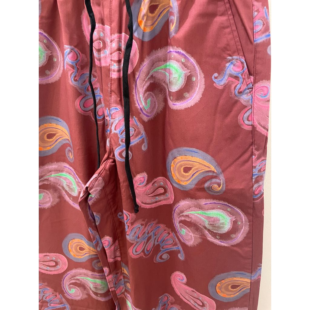 RASSVET/PACCBET  MEN PAISLEY VACATION TROUTHERS WOVEN