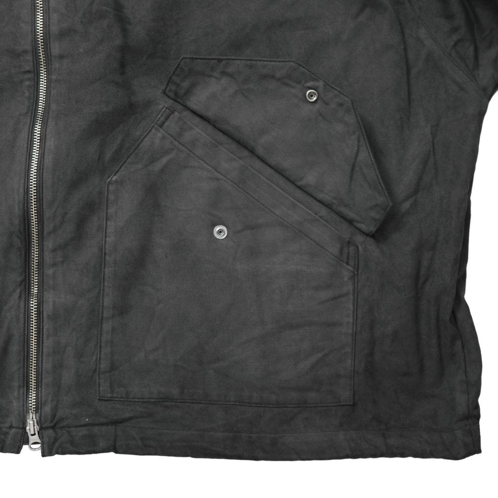 MAGIC STICK CWUMOD ZIP JACKET (FADED GREY) 26SS-MS2-011