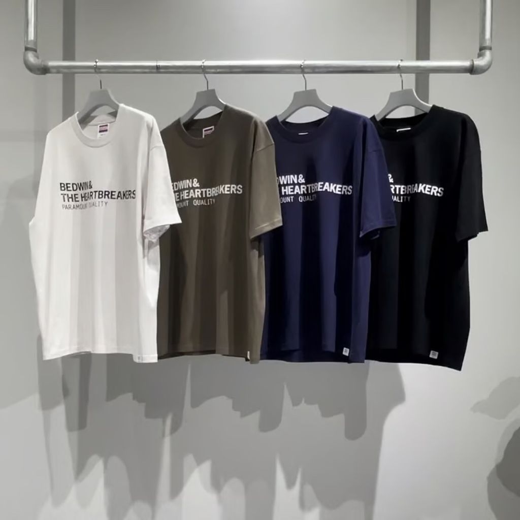 BEDWIN & THE HEARTBREAKERS LINEAGE Ex. S/S PRINT T（OLIVE）