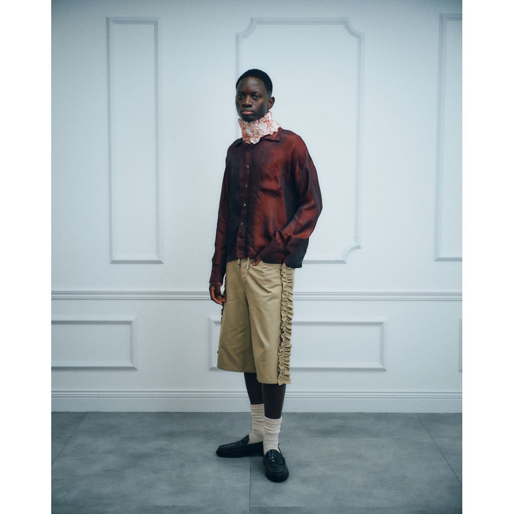 NICK GEAR Frill Chino shorts